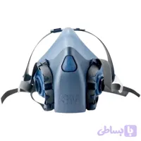 ماسک نیم‌صورت تری‌ام (3M) 7502 اصلی (چینی) همراه با 2 عدد فیلتر 6006