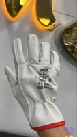 دستکش جوشکاری آرگون امریکن سیفتی با بهترین چرم بز تولید شرکت قریشی پاکستانی American safety welding gloves