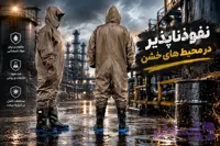 لباس ماهیگیری و ضد آب واتر پروف و ضد اسید ضعیف و روغن لباس سرهمی ضد آب سرهمی جنس PVC