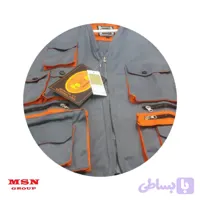 جلیقه کار خبرنگاری پاور مدل الوکس با دوخت صنعتی و بهترین متریال پارچه کتان Power Journalist Work Vest ELVEX