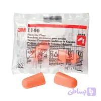 صداگیر گوش اسفنجی بنددار 3M 1100 اصل | گوش‌گیر داخل گوش ۲۰ جفتی