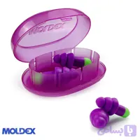 گوشی ایمنی توگوشی سه‌پله مولدکس Moldex | ایرپلاگ محافظ گوش صنعتی بسته ۶ عددی