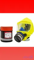ماسک شیمیایی تمام صورت کلاهی شیلدار با فیلتر سرخود ۶ حالته لهستانی beasat مدل NS09MFT8
