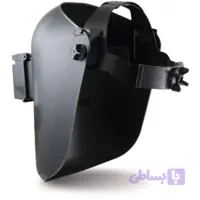 کلاه ماسک جوشکاری دو جداره ریگلاژ دار با شیشه سفید و نمره 11Adjustable double walled welding helmet with white glass and rating 11