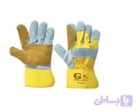 دستکش کف دوبل پاکستانی اصلی چرم برای جوشکاران حرفه‌ای تکنسین‌ها مهندسین صنایع سنگین و کارگران کارگاه‌های ساختمانی
