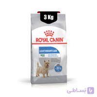غذای خشک سگ مینی لایت ویت کر رویال کنین (Royal Canin Mini Light Weight Care) وزن 3 کیلوگرم