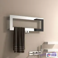 حوله خشک کن استیل مدرن مدل مستطیل تکی