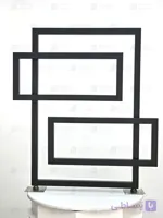 رادیاتور حوله خشک کن استیل مدل مستطیل جدید 75 × 80 سانتی متر