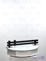 حوله خشک کن استیل مدل سهند دو پره ابعاد 10×54 سانتی متر