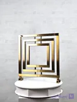 حوله خشک کن استیل مدل چند بعدی ابعاد 54×54 سانتی متر