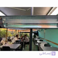 بخاری برقی تابشی۳۰۰۰وات زنون باسه پایه فلزی ایستاده،ودیواری ترکیه ای بزرگترین سایز تابشی – پایه ایستاده تلسکوپی چهارپایه ای