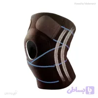 زانوبند طبی ۴ فنره با کش ضربدری YC 8620