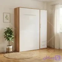 تخت تاشو عمودی تک نفره طول 155 کد 121