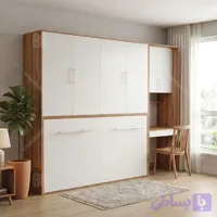 تخت تاشو افقی تک نفره طول 300 کد 126