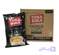 عمده کافی میکس پرمیوم 2 در 1 تورابیکا بدون شکر( کارتن 12 بسته 20 ساشه) TORA BIKA premium 2 in 1 no added sugar