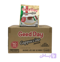 کاپوچینو گود دی رژیمی (بدون شکر) کارتن عمده (12 بسته20 ساشه ای) GOOD Day cappuccino ( no added sugar)