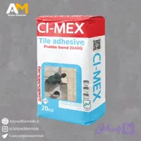 چسب کاشی C۱TE خاکستری برند سپید گچ ساوه 20 کیلویی
