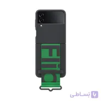 کاور سیلیکونی بند دار اصلی سامسونگ Samsung مدل Galaxy Z Flip4 Silicone Cover with Strap