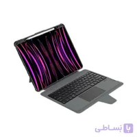 کیف کلاسوری کیبورد دار آیپد پرو ۱۳ اینچ نیلکین Nillkin مدل Bumper Combo Backlit 2024