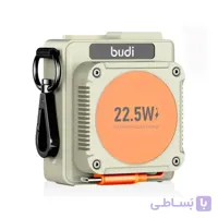 پاوربانک بودی PD و فست 10000mAh 22.5W دارای نمایشگر درصد شارژ و کابل USB-C متصل جمع‌شونده مدل PB815H