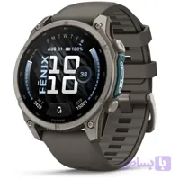 ساعت گارمین Fenix 9 47mm Titanium with Pebble Gray