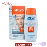 لوسیون ضد آفتاب فاقد چربی SPF50 آردن سولاریس انواع پوست بدون رنگ حجم 100 میلی لیتر