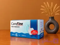 سرسوزن قلم انسولین CareFine شماره6 (32G)