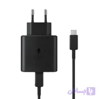 شارژر دیواری 45 وات سامسونگ مدل EP-T4510 به همراه کابل تبدیل USB-C اصلی