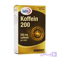کافیین 200 یوروویتال 60 عددی