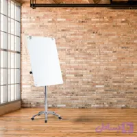 گلس برد پرتابل مدیریتی ابعاد 100×80 تخته وایت برد شیشه ای