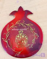 شابلون طلایی رزین انار قطر ۲۵