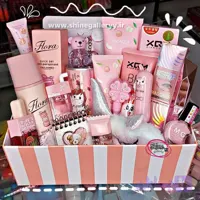 پک آرایشی کادویی صورتی
