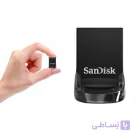 فلش مموری سن دیسک مدل Ultra Fit CZ430 ظرفیت 128 گیگابایت