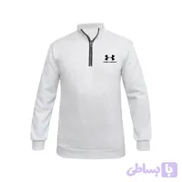 هودی نیم زیپ سفید مردانه اندر آرمور under armour