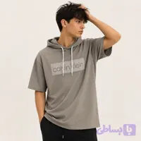 تیشرت کلاهدار مردانه پنبه‌ای calvin klein در رنگ‌بندی مختلف