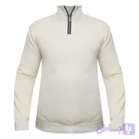 هودی نیم زیپ کرمی داخل کرکی
