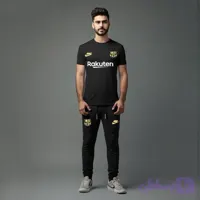 ست تیشرت و شلوار مردانه طرح بارسلونا