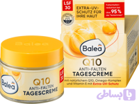 کرم روز ضدچروک و محافظ پوست Balea Q10 SPF30 – آبرسان و آنتی‌اکسیدان (50 میل)