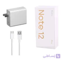 شارژر دیواری فست شارژ Xiaomi Redmi Note 12 Pro / Note 11E Pro MDY-12-EF 6.2A QC3.0 PD 67W سرجعبه + کابل تایپ سی و جعبه گوشی