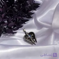 پلاک گردنبند طرح سنگ اوپال