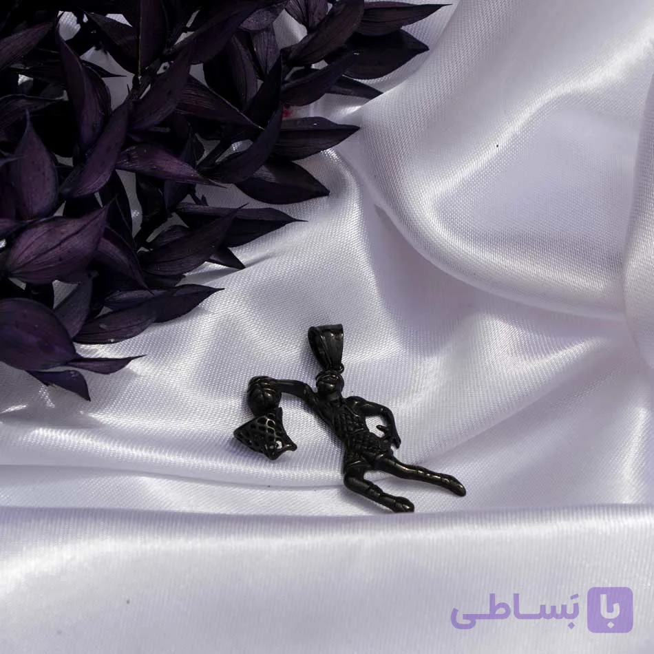 پلاک گردنبند مدل بسکتبال
