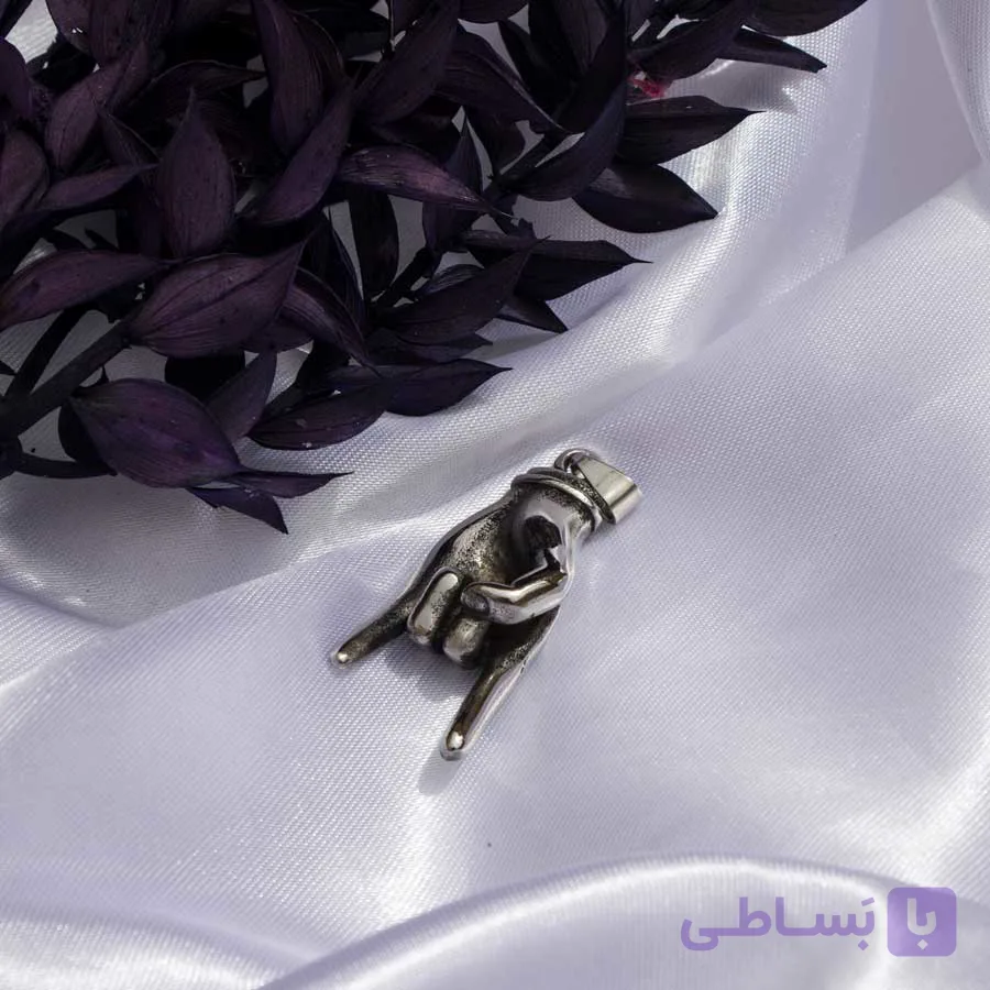 پلاک گردنبند طرح راک