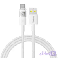 کابل تبدیل USB به USB-C باسئوس مدل Display Fast Charging-66w طول 2 متر