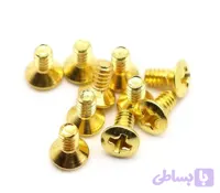 پیچ سلکتور سوئیچ گیتار الکتریک رنگ گلد (ده عددی)