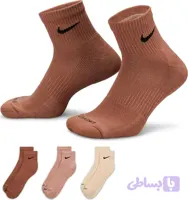 جوراب روزمره مردانه Nike Everyday | بسته 3 جفت | زیتون کمپ