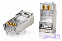 سوکت شبکه میان‌گذر CAT6 SFTP بسته 100 عددی