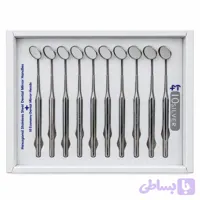 کیت دسته آینه 10 عددی استیل اکونومی Hexagonal Ft