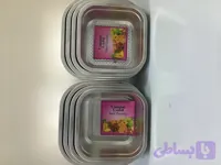 ابکش و لگن ۴ پارچه مربع یونیک (فروش ابکش و لگن با هم)