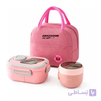 ست کیف و ظرف غذای سه‌تکه مدل HY600A