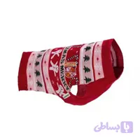 لباس بافت سگ کریسمسی قرمز زوفاری Zoofari pull pour chien